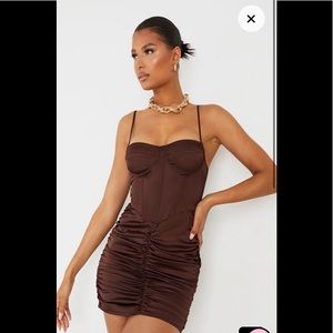 NWT PRETTY LITTLE THING CORSET DRESS